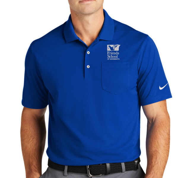 Nike Dri-FIT Micro Pique 2.0 Pocket Polo - Embroidered Logo Thumbnail
