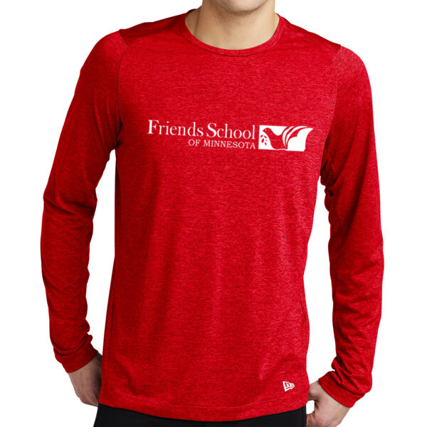 New Era Series Performance Long Sleeve Crew Tee - Printed Logo Thumbnail