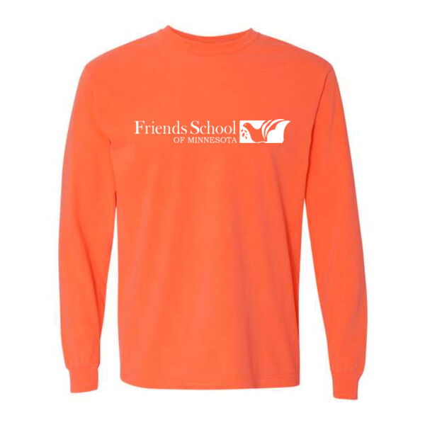 Comfort Colors Garment-Dyed Heavyweight Long Sleeve T-Shirt - Printed Logo Thumbnail