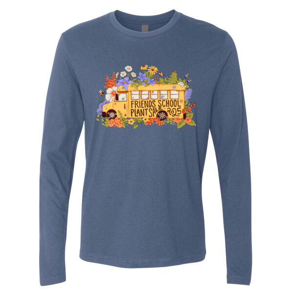 Next Level Cotton Long Sleeve T-Shirt - Printed Logos Thumbnail