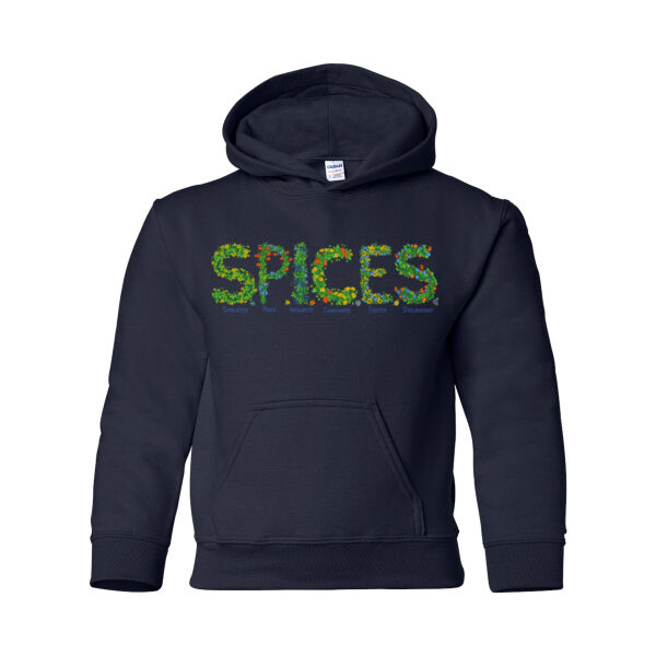 Gildan Youth Heavyblend Hooded Sweatshirt -  Printed Logos Thumbnail