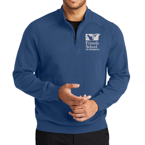 Mercer + Mettle 1/4 Zip Sweater - Embroidered Logo Thumbnail