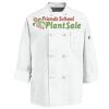 Eight Knot Button Chef Coat with Thermometer Pocket Thumbnail