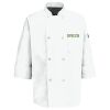Eight Pearl Button Chef Coat with Thermometer Pocket Thumbnail