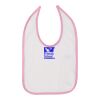 Infant Contrast Trim Premium Jersey Bib Thumbnail