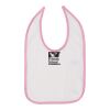 Infant Contrast Trim Premium Jersey Bib Thumbnail